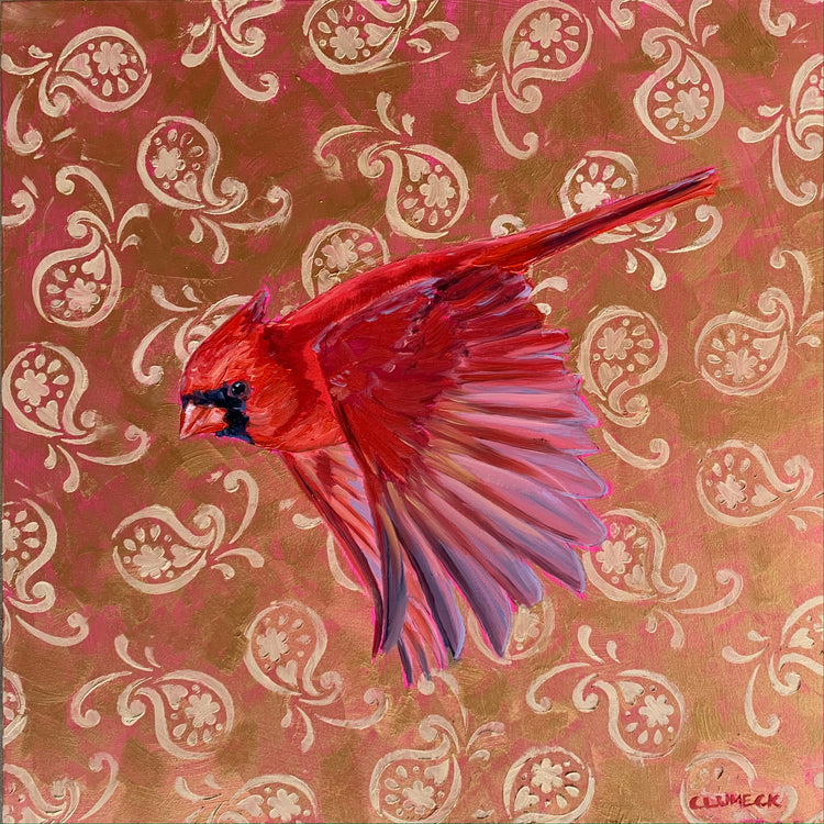 Cardinal in Flight
