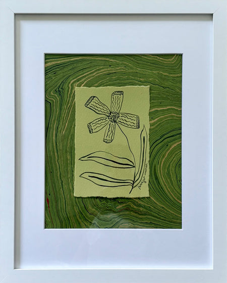 Marbled Botanicals, no. 1