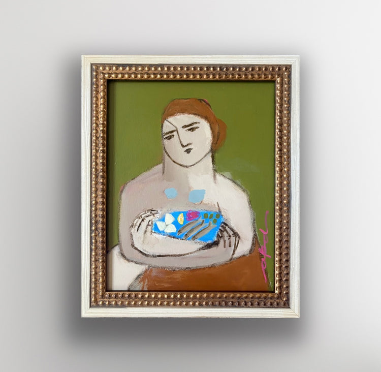 Gabriela and a Sardine Plate