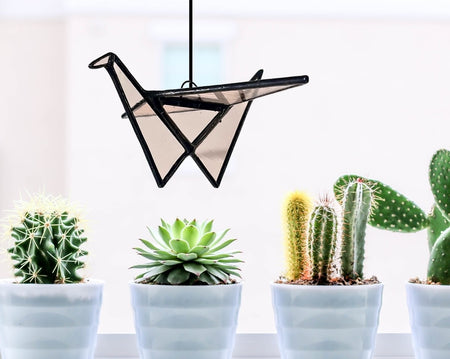 Origami Crane Suncatchers- Pink