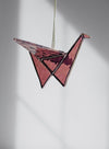 Origami Crane Suncatchers- Dusty Rose